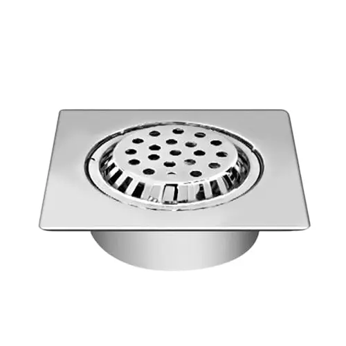 Sanjay Chilly Roof Drainer Silver 152.4 x 152.4 mm (6 x 6 inch), RD-S-153