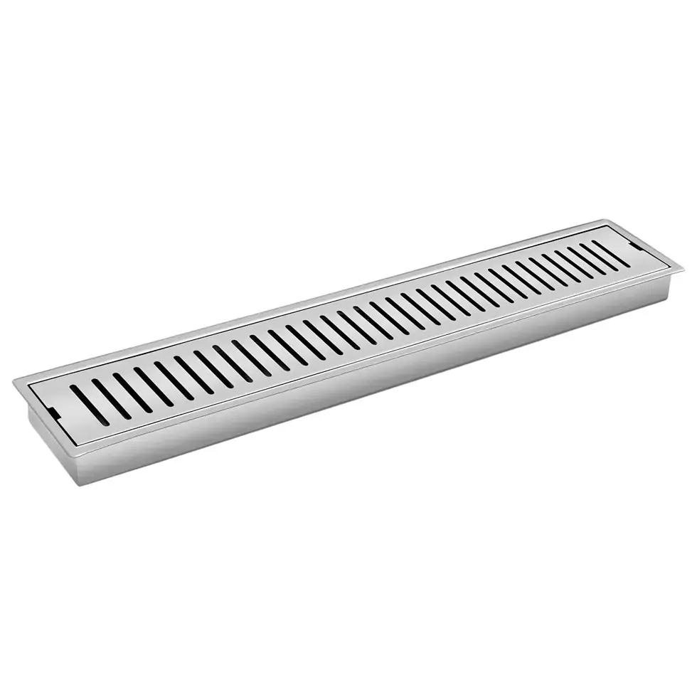 Sanjay Chilly Classic Ultra Shower Drain Channel 120x300 mm (‎4.7 x 12 inch), ‎SCDCU-300-SH