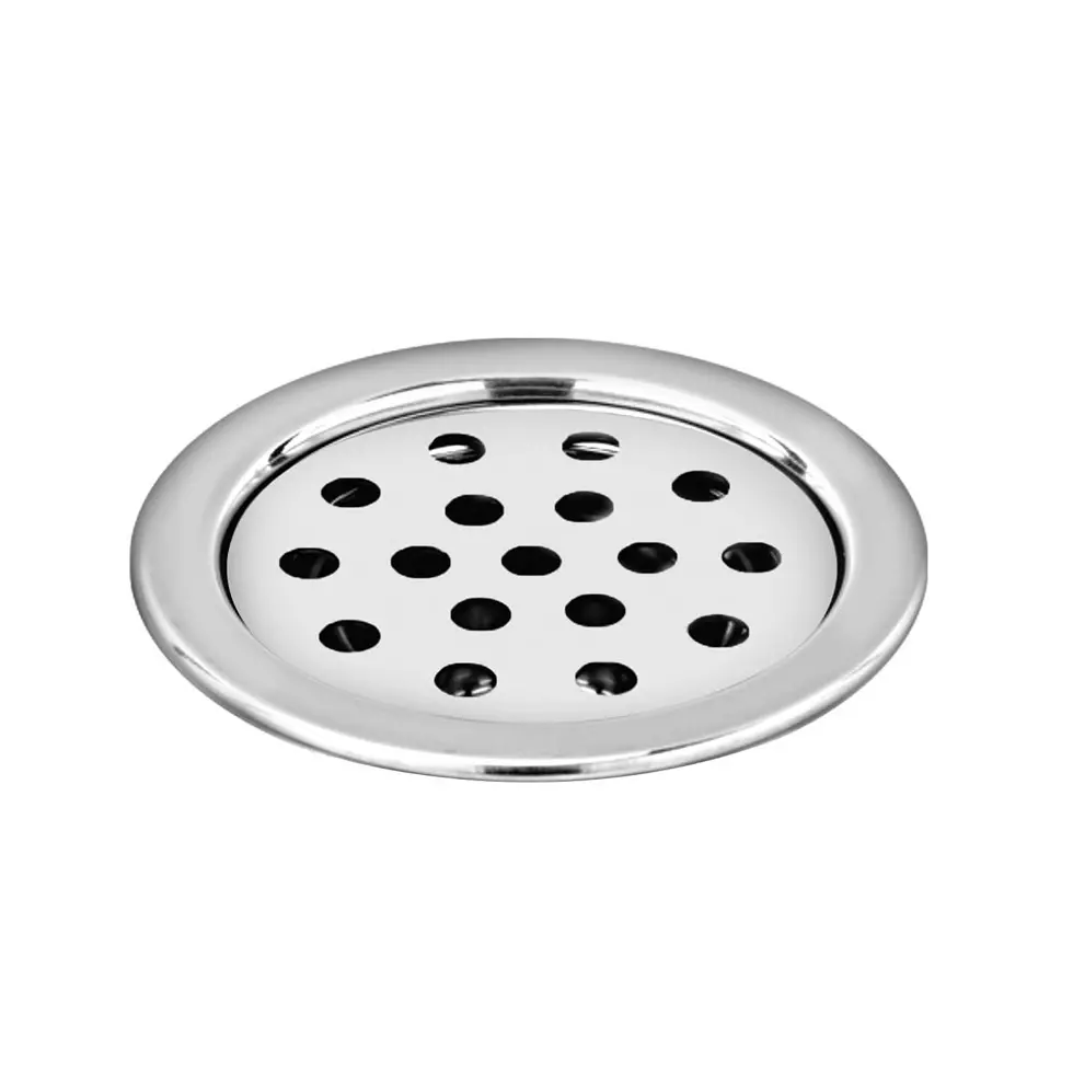 Sanjay Chilly Tof Round Floor Drainer Silver 101 mm, TOF-R-101