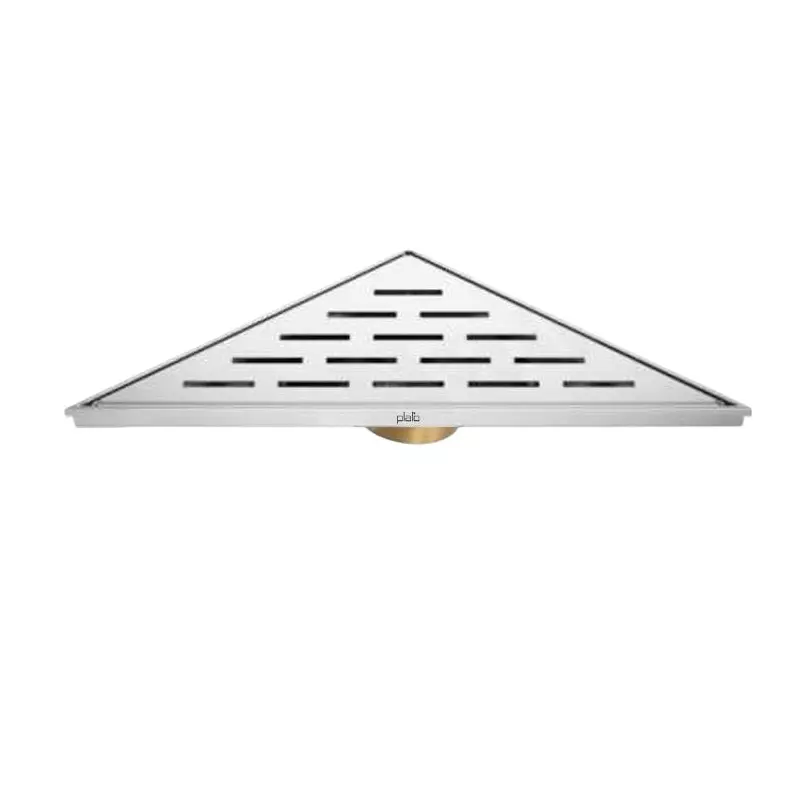 PLATO Corner Drainer Stainless Steel Silver 260x260x360 mm, 9124