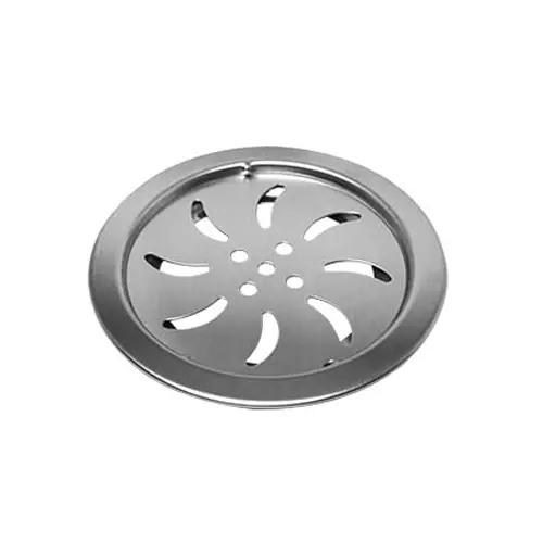 CASLLA Floor Drain Grating Flower 6 inch (150 mm) Stainless Steel 304 Glossy Finish Round, FG-SS304-605A