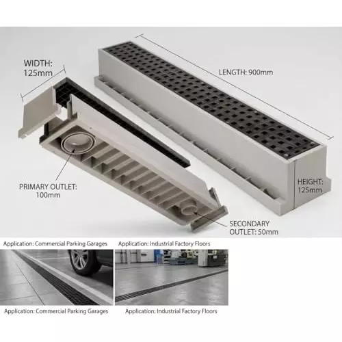 vida-bath-hdpe-channel-drain-hdpe-900-125-mm-size-50-mm-100-mm-dual-outlet
