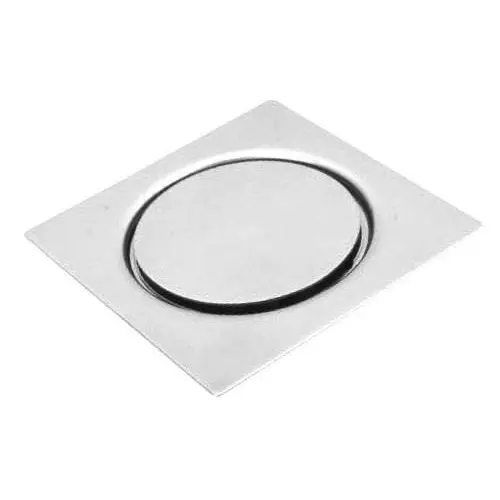 Vida Bath Shower Channel Drain SS 304 Grade Stainless Steel 6 x 6 inch Size
