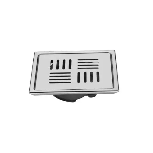 Aquieen 6x6 Inch Stainless Steel Silver with Cockroach Trap Bathroom Floor Water Drain Grating