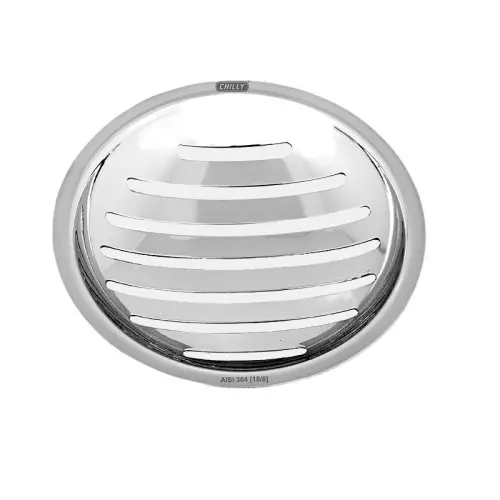 Chilly 140x140 mm Drainer/Jali Stainless Steel Matt Finish Silver, IK-LS-140