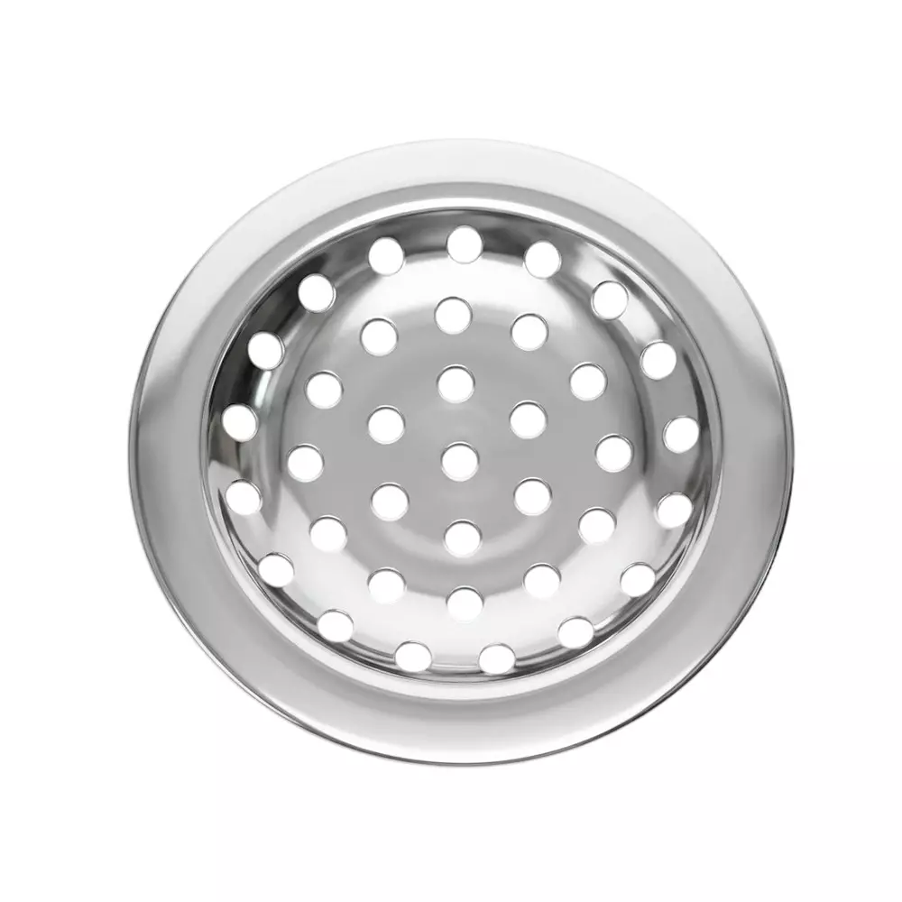 Aquai Floor Trap Drain Round Shape Doom Design Silver Stainless Steel 100 mm Diameter, VI-ACC-04