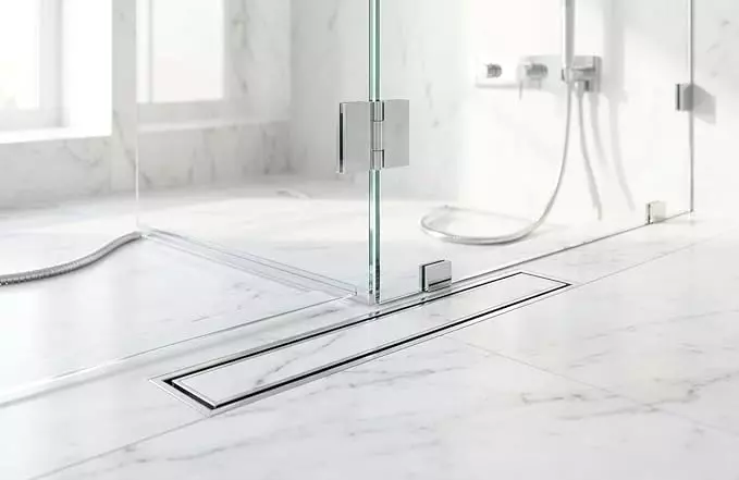 vida-bath-linear-floor-drain-with-tile-insert-grate-corner-outlet-stainless-steel-anti-odor-300-mm-12-inch