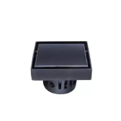 Jayna Magnum 102x102x30 mm Black Finish PVD Shower Channel, PMSC 102