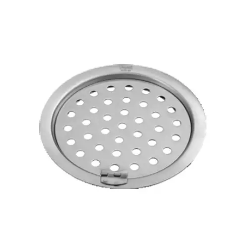 Jayna 127 mm Anti-Scratch Finish Stainless Steel Grating with Frame, RRG 127 H