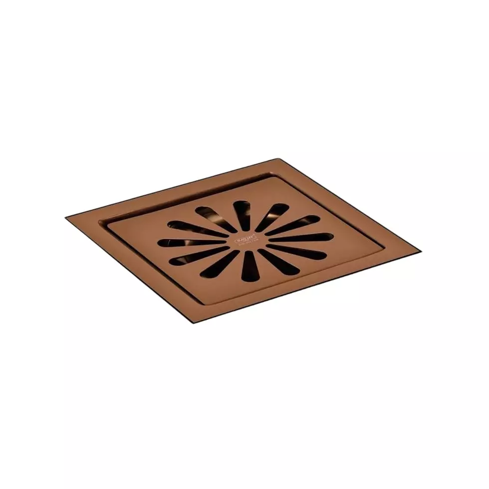 Sanjay Chilly Tof Square Ezee Floor Drainer Rose Gold, TOF-SE-RG