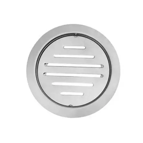 CASLLA Floor Drain Grating Slice 5 inch (125 mm) Stainless Steel J4 Matte Finish Round, FG-J4-502A