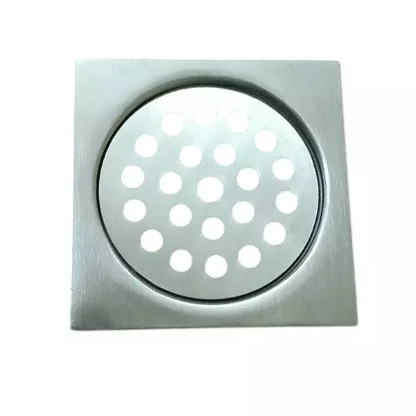 Vida Bath Anti Cockroach Clean Out Floor Drain With Trap SS 304 Grade Stainless Steel 75 × 75 mm Size and 48 mm Outlet Size