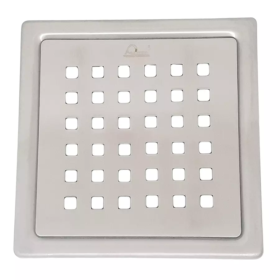 Aquieen 5x5 Inch Stainless Steel Silver with Cockroach Trap Matte Bathroom Floor Water Drain Grating