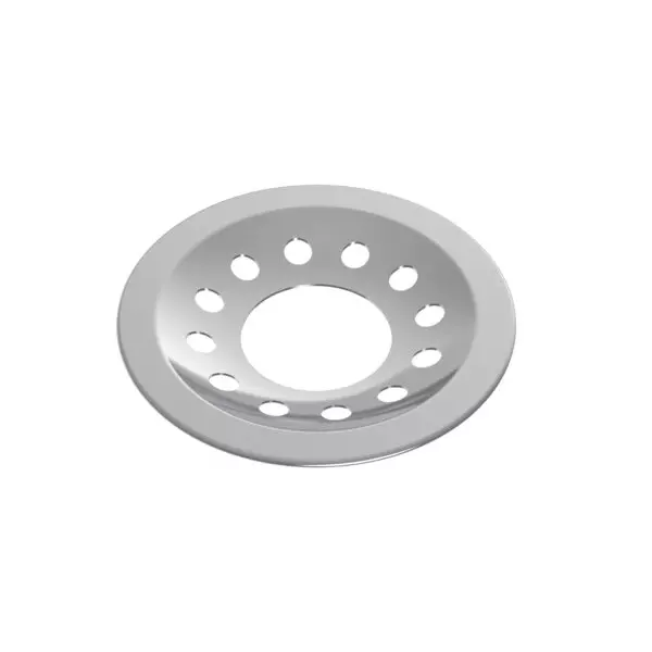 VIKING 125 mm Stainless Steel Polished Finish Silver Round Drain with Hole, 41336