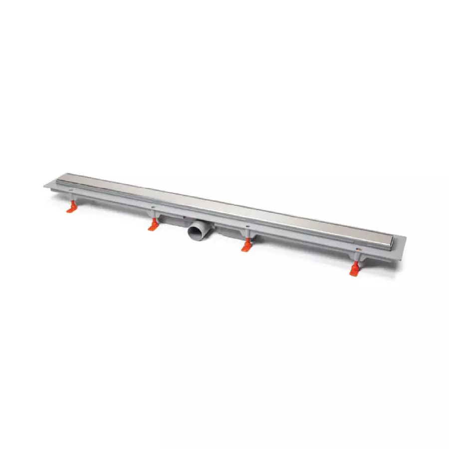 Jayna Smart 63x650 mm Matt Finish Linear Shower Channel with Stainless Steel Frame, Classic DX 650