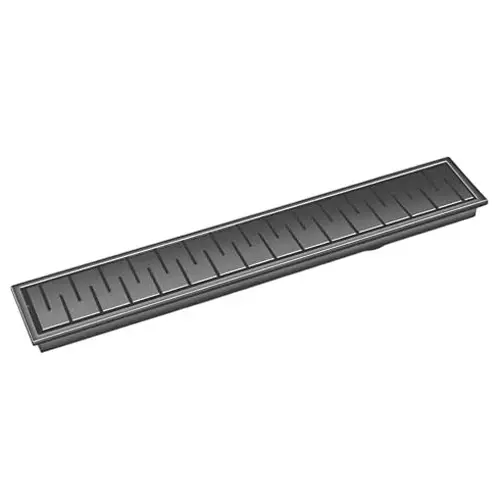 Sanjay Chilly Brick Shower Drain Channel Ultra Black 100x900 mm (‎4 x 36 inch), ‎SCDBUB-900