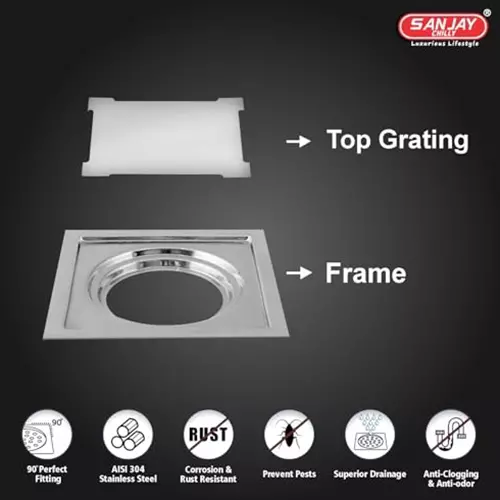 sanjay-chilly-square-floor-drainer-silver-127-x-127-mm-tof-scl-gs-127