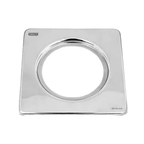 Chilly 153x153 mm Drainer/Jali Stainless Steel Glossy Finish Silver, SK-SGC-153
