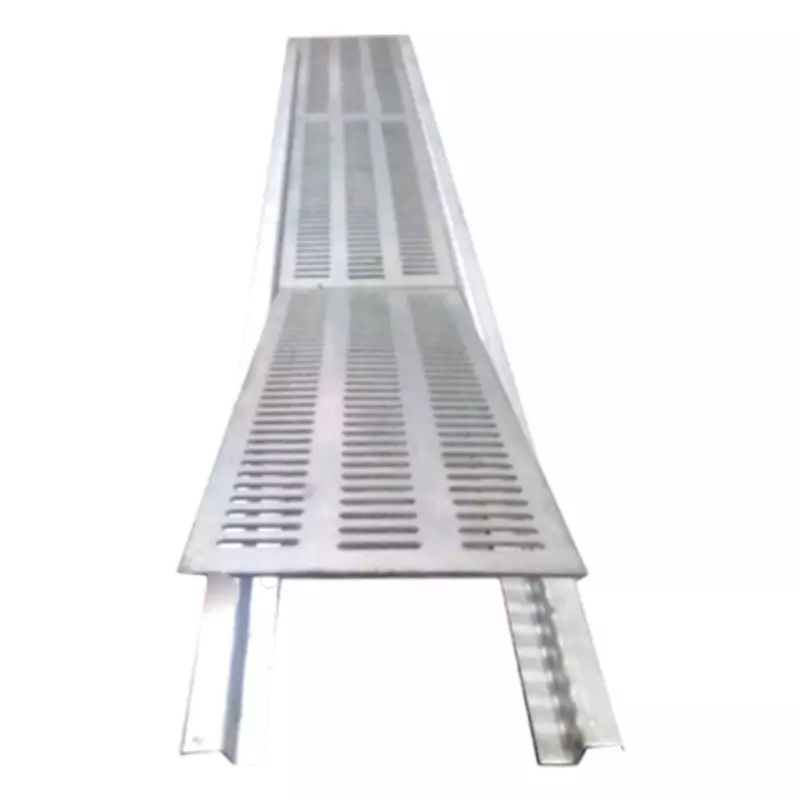 Chilly 300x75 mm Rail Grating with Frame Stainless Steel Glossy Finish Silver, RLG-30075