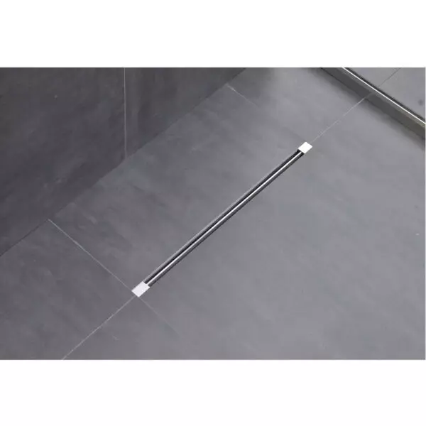 VIKING Que 600x100 mm Stainless Steel Brushed Finish Shower Channel Drain, 44900