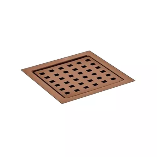 Sanjay Chilly Square Floor Drain Cover With Cockroach Trap Rose Gold 127 x 127 mm (‎5 x 5 inch), SCCT Square zoom-RG