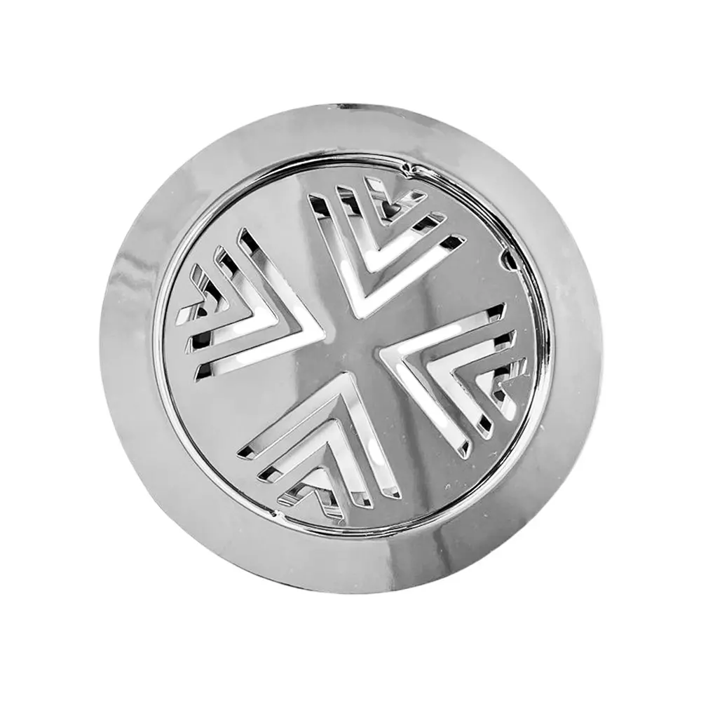 CASLLA Floor Drain Grating Arrow 5 inch (125 mm) Stainless Steel J4 Matte Finish Round, FG-J4-506A