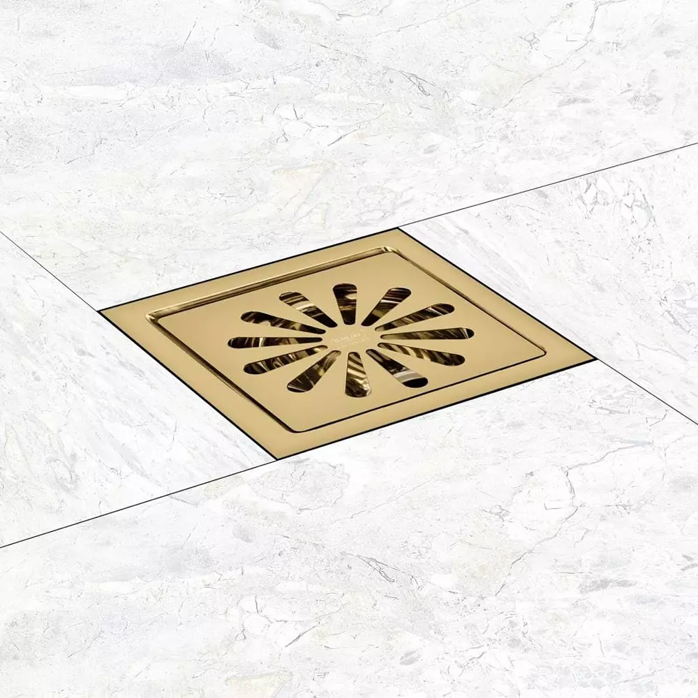 sanjay-chilly-square-ezee-floor-drainer-with-cockroach-trap-french-gold-127-x-127-mm