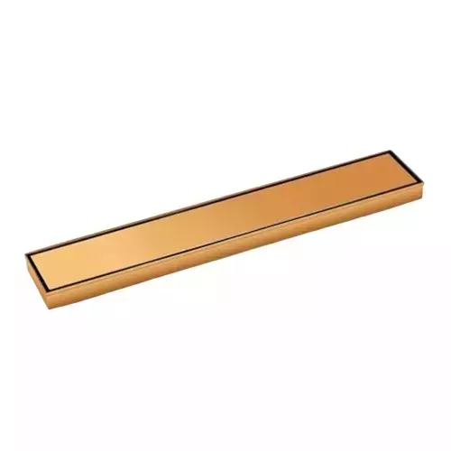 Sanjay Chilly Marble Shower Drain Channel Rose Gold Side Hole 100 x 600 mm, SCDTDRG-600