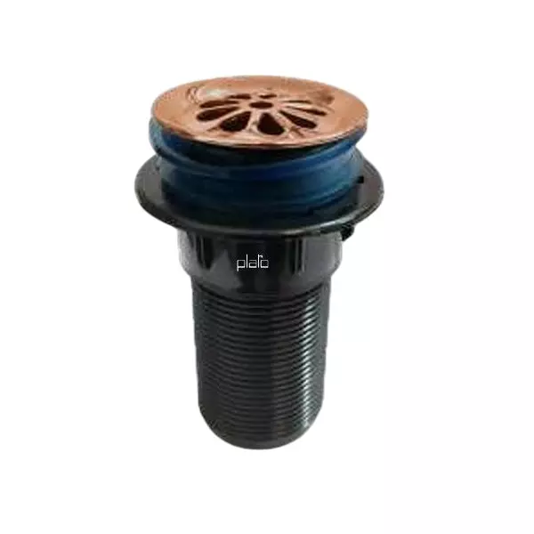 PLATO CONTEMPORARY (20746IN) Grid Drain Brass/Nylon - PVD 32x100 mm Rose Gold Finish, 5095 RG