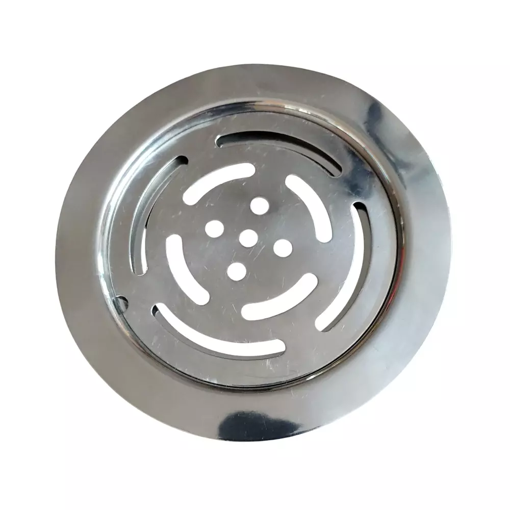 CASLLA Floor Drain Grating Venus 6 inch (150 mm) Stainless Steel 304 Glossy Finish Round, FG-SS304-607A