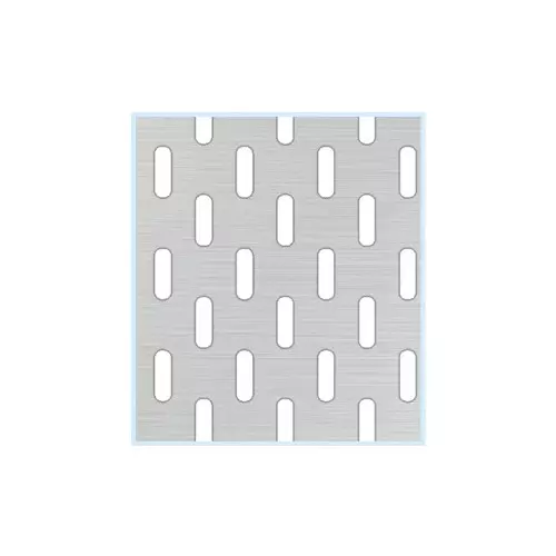 Nirali BG Add Ons Big Veg-Tray 280x482x50 mm (11x19x2 inch) Hairline Satin Finish Stainless Steel Capsule Hole