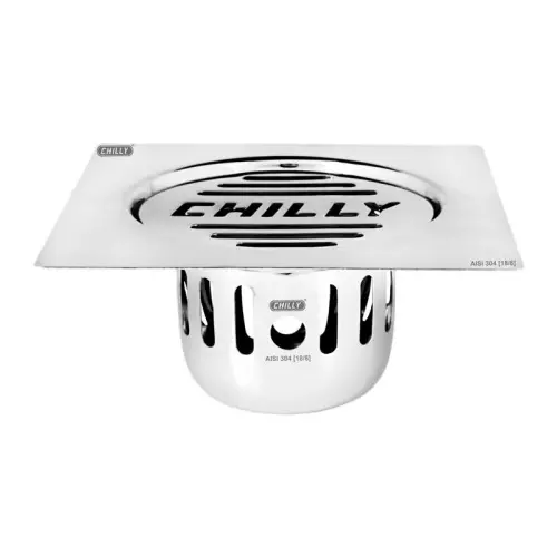 Chilly 153x153 mm Cockroach Trap Stainless Steel Glossy Finish Silver, CCT-SSDFC-153