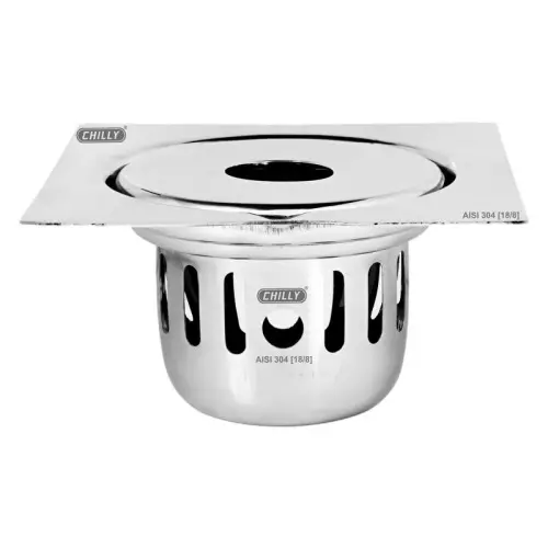 Chilly 140x140 mm Cockroach Trap Stainless Steel Matt Finish Silver, CCTL-SG-140