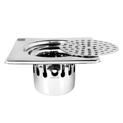 Chilly 203x203 mm Cockroach Trap Stainless Steel Glossy Finish Silver, CCT-S-203