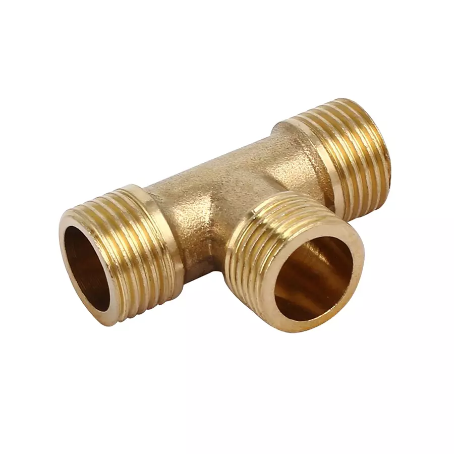 Generic 12.7 mm(1/2Inch) T Shape Equal Pipe Connecting Fitting Jointer