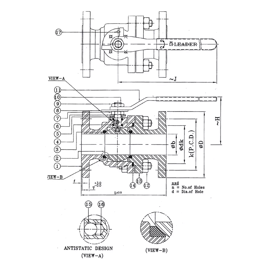 leader-cf8016a-cast-carbon-steel-h-ball-valve-32-mm-class--150