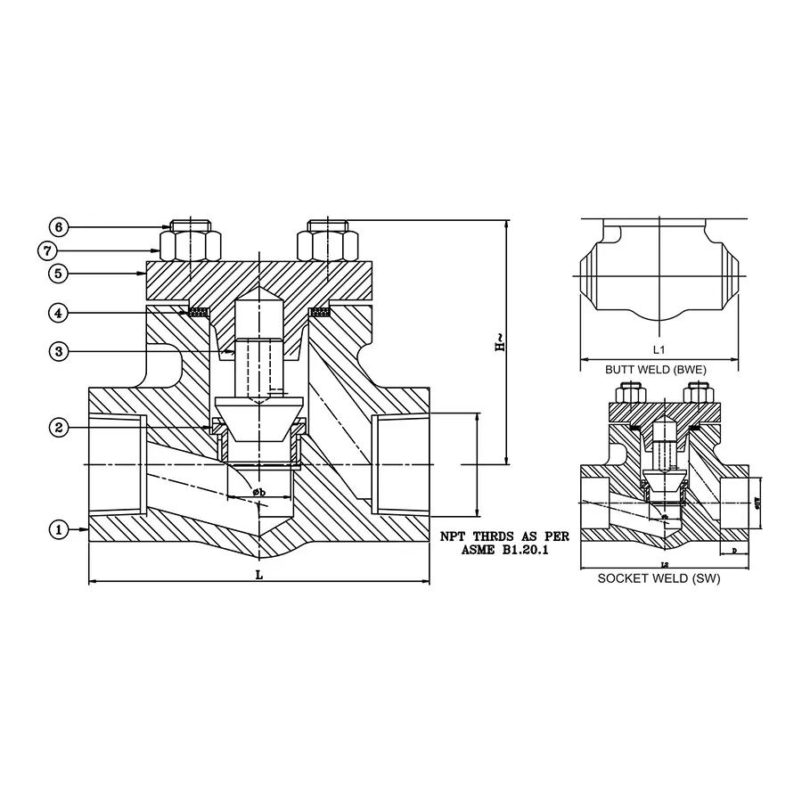 leader-fcs-015-forged-cast-steel-h-horizontal-lift-check-valve-32-mm-class--1500
