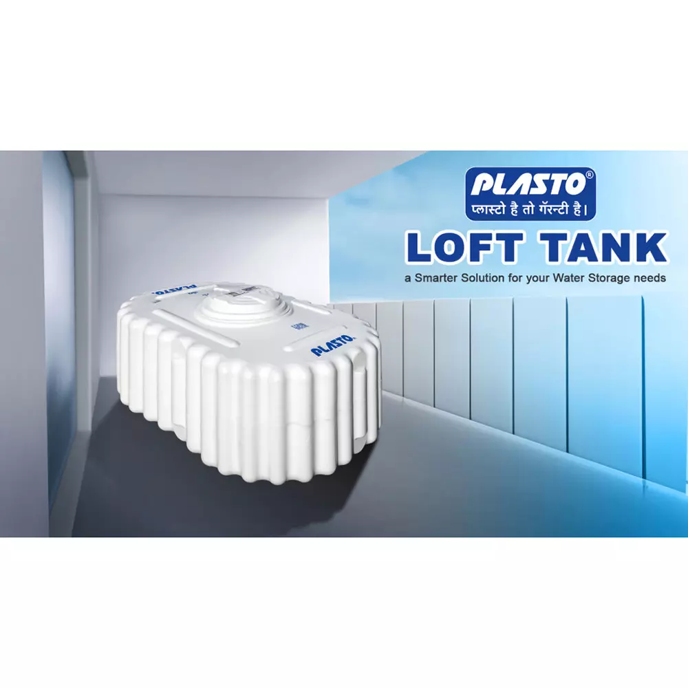 Plasto Loft Water Tank White 200 L