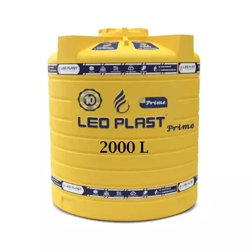 LEO PLAST ROTO Moulded Water Tank HDPE Yellow