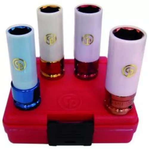 Chicago Pneumatic 12.7 mm(1/2") Drive Socket Sets SS414WP Set of 4Pcs