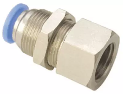 TECHNO Bulk Head Female PMF Series (Outer Dia: 12 mm)