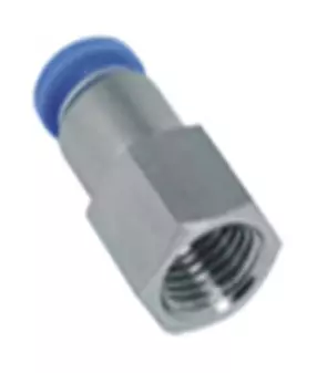 Buy Aerotac 12 mm Straight Connector with Female Thread PCF-M2 from Industrybuying.com