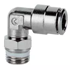 Camozzi 1/4 Inch Elbow Connector with Male Thread S6520-8-1/4