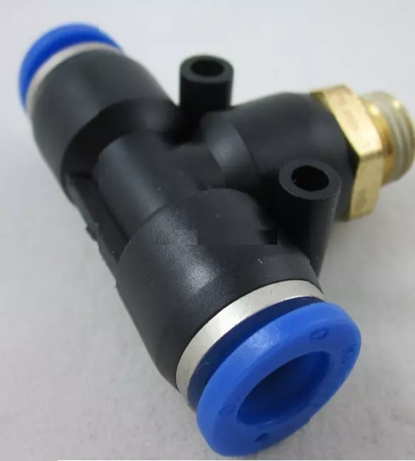 Akari 12.7 mm (1/2 Inch) Tee Connector with Male Thread 12-04 (Pack of 10)