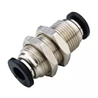 JELPC Bulk Head Connector with Male Thread 8x8