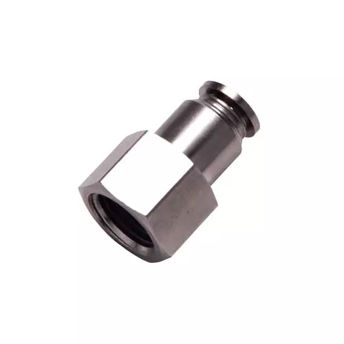 TECHNO GPCF 6-04 G Thread Brass Fitting with Black Cap