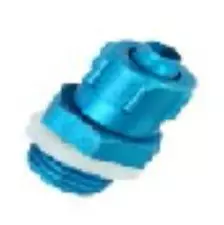 VAK 6.35 mm (1/4 inch) Aluminium Male Connector With Sealing Rings - MC 9-02