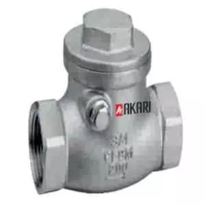 AKARI SS-CV-1- 1/2" Stainless Steel Horizontal Check Valve 1- 12.7 mm (1/2 Inch)