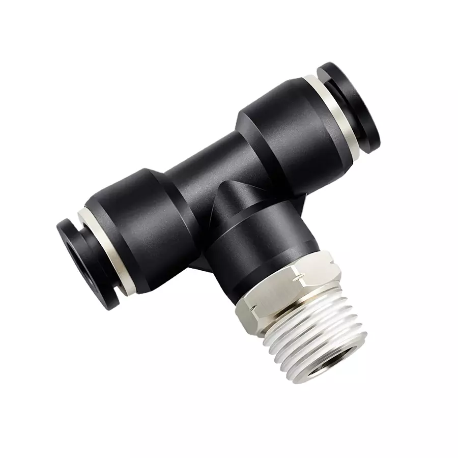 TECHNO GPT 12-04 G Thread Brass Fitting with Black Cap