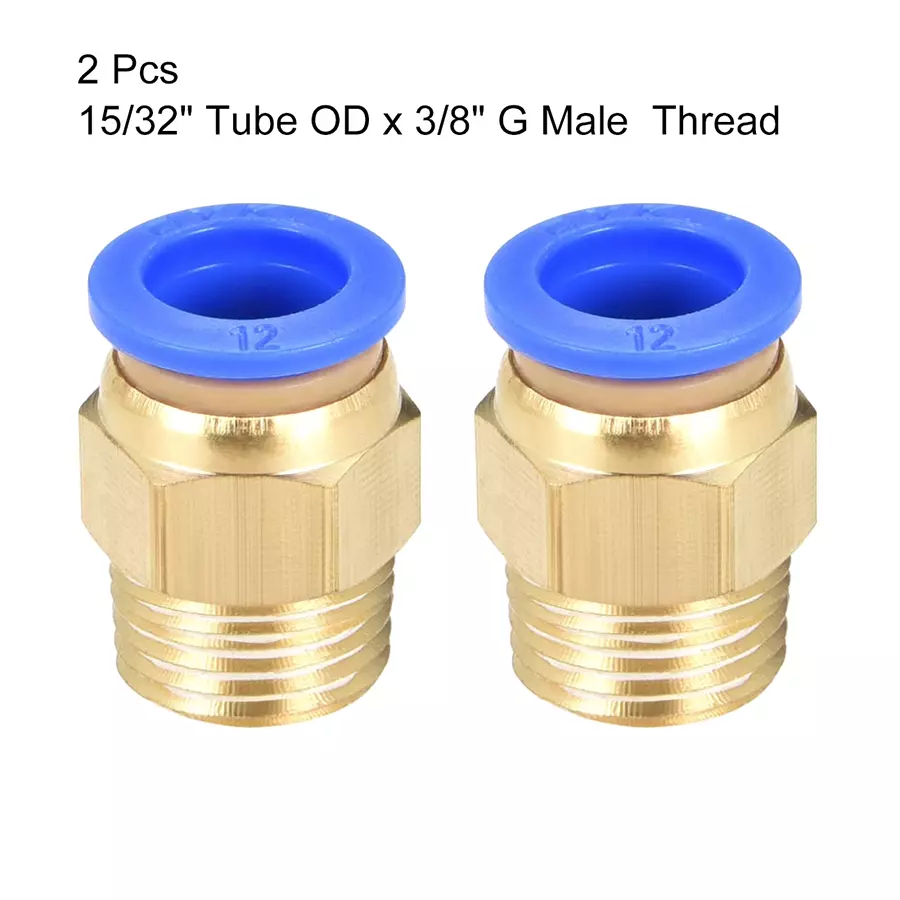 Uxcell  3/8Inch Quick Connect Fittings-Pack of 2